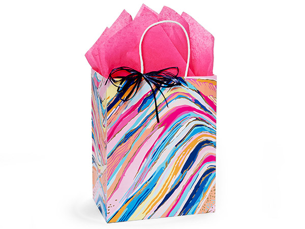 Painted Desert Paper Gift Bags, Cub 8x4.75x10", 250 Pack