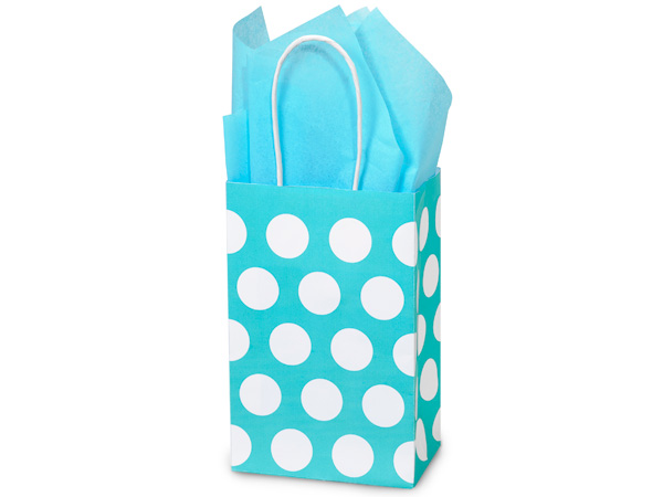 polka dot gift bags in bulk