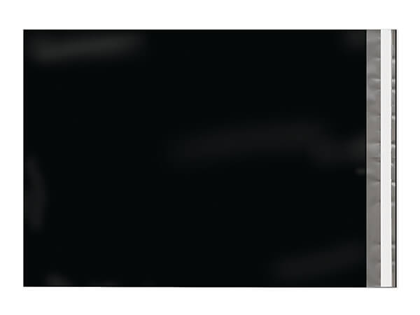 12 x 15-1/2" Black Poly Peel and Seal Envelopes, 100 Pack
