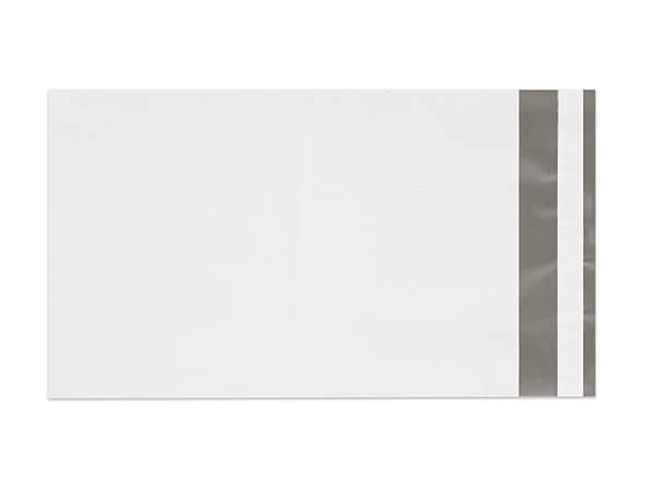 6 x 9" White Poly Peel and Seal Envelopes, 100 Pack