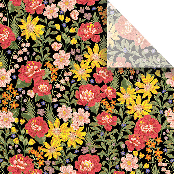 Fresh Floral Tissue Paper, 20x30", Bulk 240 Sheet Pack
