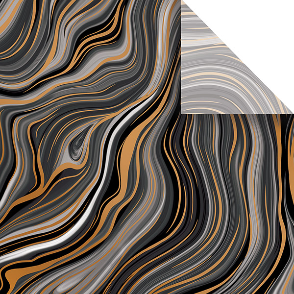 Marbleized Black Tissue Paper, 20x30", Bulk 240 Sheet Pack