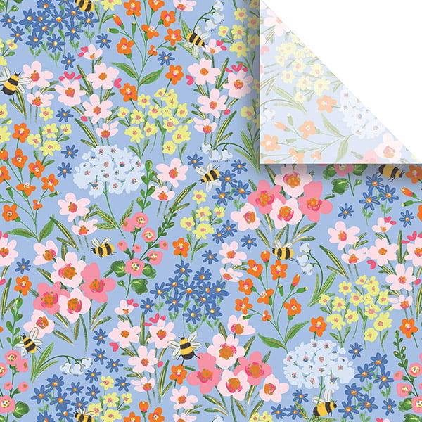 Garden Bees Tissue Paper, 20x30", Bulk 240 Sheet Pack