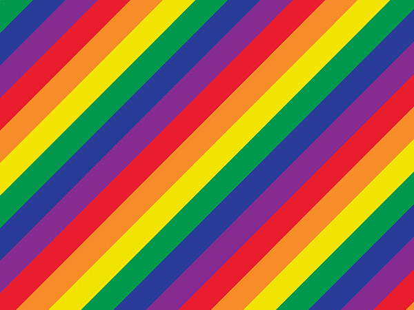 Rainbow Stripe Tissue Paper, 20x30", Bulk 240 Sheet Pack