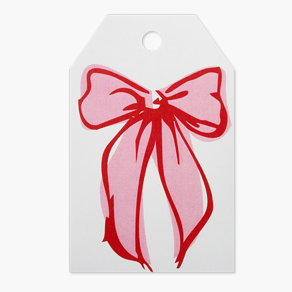 Celebration Bow Gloss Gift Tag, 2.25x3.5", 50 Pack