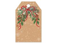 *Tree Farm Christmas Truck Gloss Gift Tags, 2-1/4x3-1/2, 50 Pack
