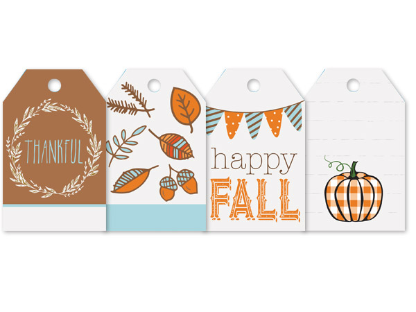 Fall Gloss Gift Tag Assortment 2.25x3.5", 100 Pack