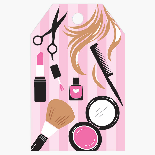 Glamour Girl Gloss Gift Tag, 2.25x3.5", 50 Pack