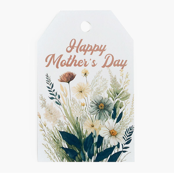Happy Mother's Day Gift Tag, 2.25x3.5", 50 Pack