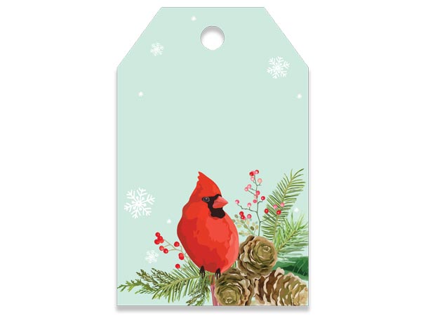 Majestic Cardinal Gloss Gift Tag 2.25x3.5", 50 Pack
