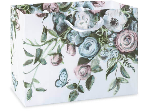 **Butterfly Garden Paper Gift Bags, Mini Vogue 12x5x9", 10 Pack