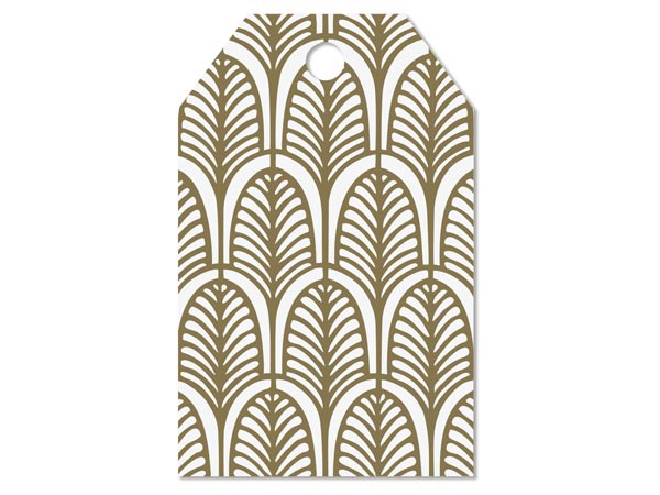 Nouveau Gold Gloss Gift Tag 2.25X3.5", 50 Pack