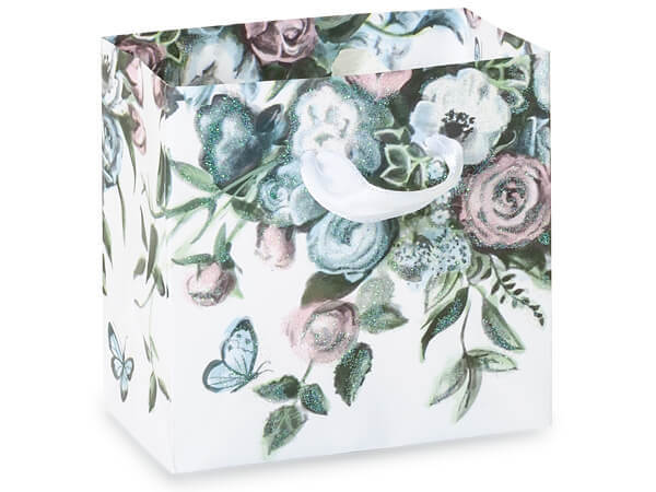*Butterfly Garden Paper Gift Bags, Petite 4x2.5x4", 10 Pack