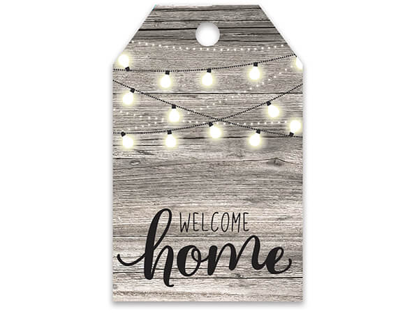 Welcome Home Gift Tag, Gloss 2.25x3.5", 50 Pack