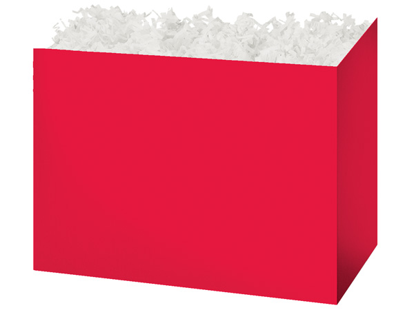 Red Basket Box, Large 10.25x6x7.5", 6 Pack