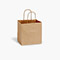 100% Recycled Kraft Paper Bags, Junior 8x5x8", 25 Pack-thumbnail