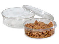 Large 48 oz Round Container Base, 6 dividers, 9-3/4 Dia.x1-1/4