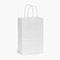 White Kraft Paper Shopping Bags, Rose 5.25x3.5x8.25", 100 Pack-thumbnail