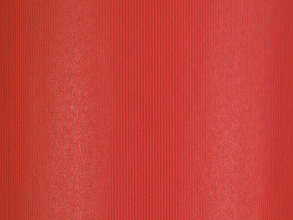 Groove Stripe Really Red Wrapping Paper, 24" x 417', Half Ream Roll