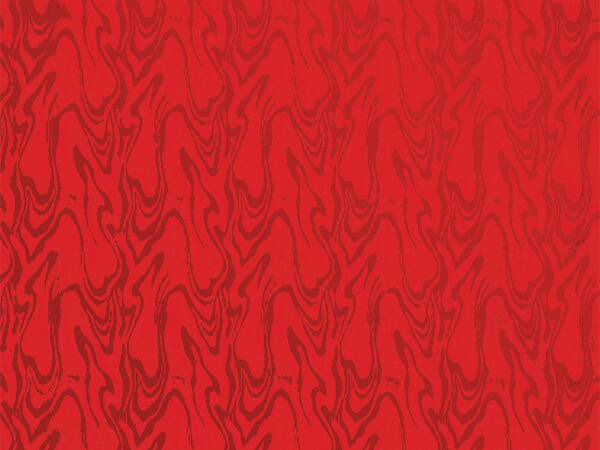 Red Embossed Swirl Foil Gift Wrap 24" x 833', Full Ream Roll
