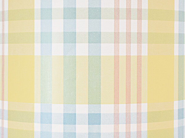 Pastel Plaid Wrapping Paper 24" x 833', Full Ream Roll