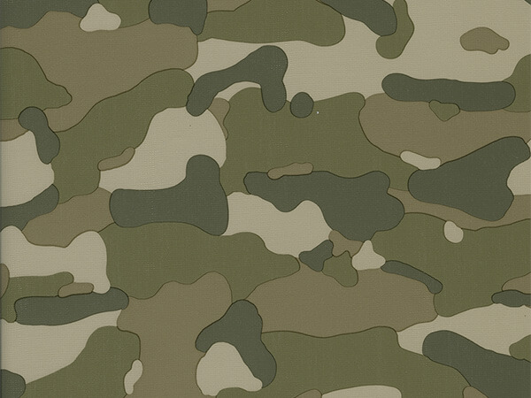 Camouflage Wrapping Paper 24" x 417', Half Ream Roll