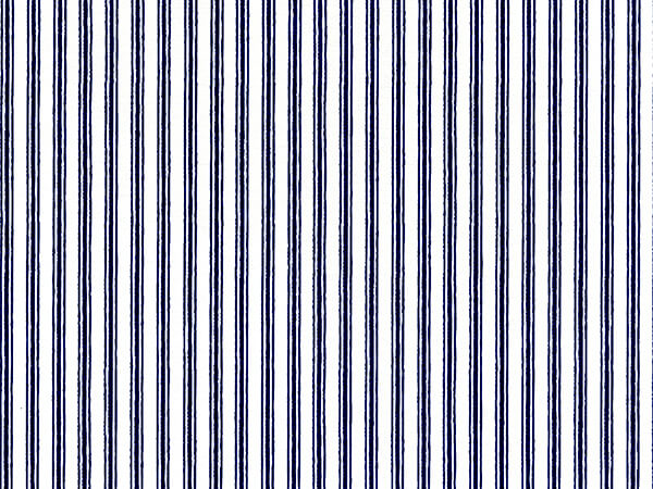 Navy Blue Ticking Stripe Gift Wrap 30" x 417', Half Ream Roll