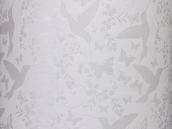 Pearl Bird and Butterflies Wrapping Paper, 30" x 417', Half Ream Roll