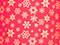 Gold Snowflakes on Red