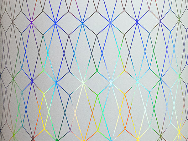 Zircon Holographic Wrapping Paper 26" x 833', Full Ream Roll