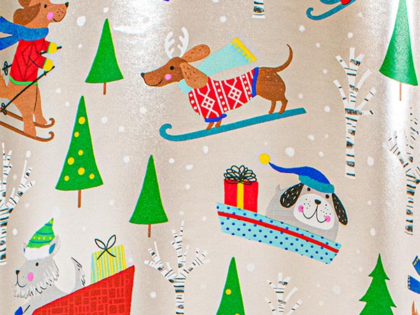 Home Fur Christmas Wrapping Paper 26" x 833', Full Ream Roll