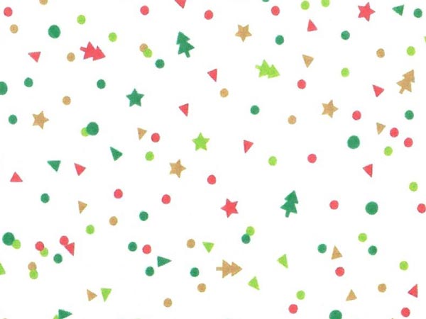 Christmas Confetti Wrapping Paper 24" x 833', Full Ream Roll