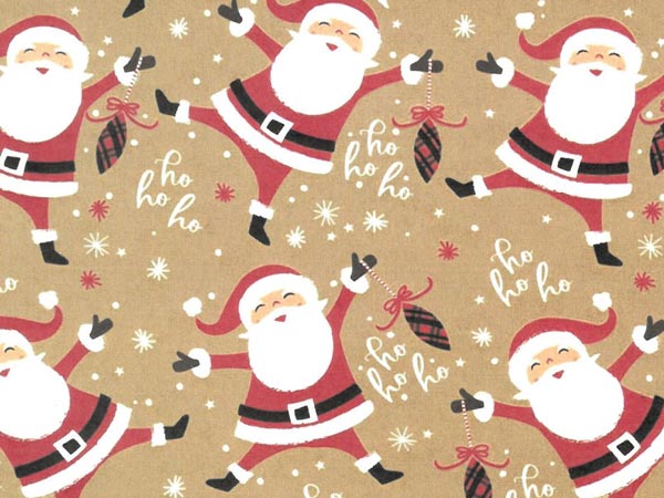 Santa-Tizer Wrapping Paper 24" x 417', Half Ream Roll
