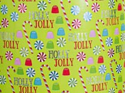 Holly Jolly Holiday Candy Metallized