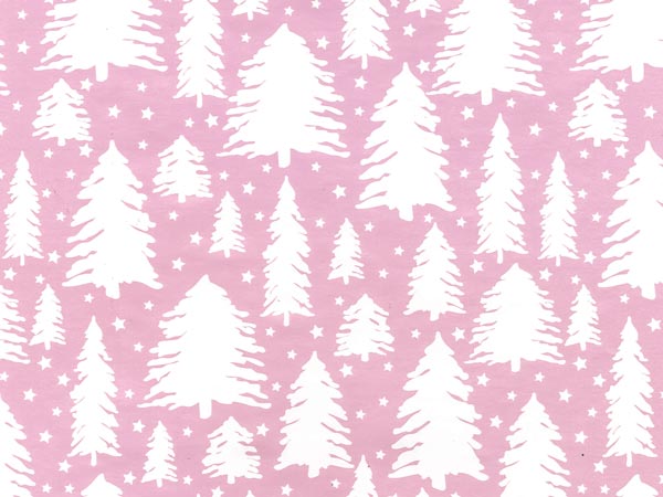 Fir Sure Pink Wrapping Paper 24" x 833', Full Ream Roll
