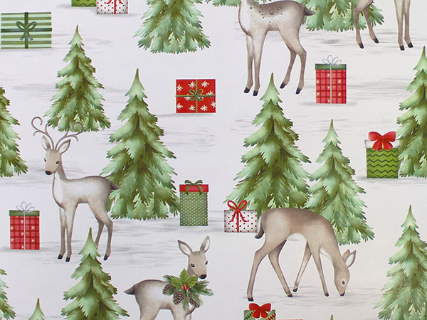 The Buck Stops Here Gift Wrap 26" x 417', Half Ream Roll
