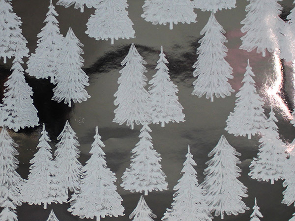 White Forest Wrapping Paper 24" x 417', Half Ream Roll