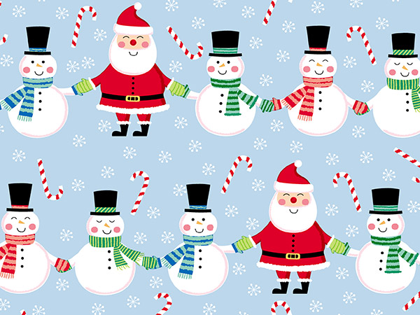 Christmas Besties Wrapping Paper 26" x 417', Half Ream Roll