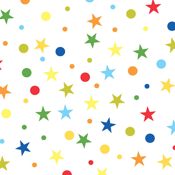 Dotty Stars Gift Wrap 30" x 833', Full Ream Roll