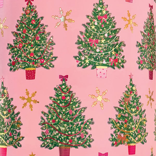 Classic Trees Gift Wrap 30" x 417', Half Ream Roll