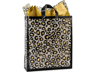 EXCEART 30 Pcs Kraft Paper Bag Tropical Gift Bag Cheetah Candy Bags  Merchandise Bags with Handles Leopard Grocery Bags Leopard Print Goodies  Bags