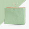 Sage Green Shadow Stripe Kraft Bag, Vogue 16x6x13", 250 Pack-thumbnail