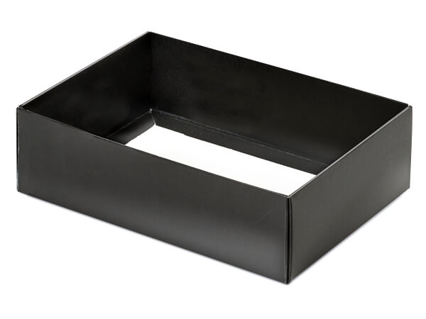 Black Slide Open Candy Box Base, 6.75x4.75x2", 100 Pack