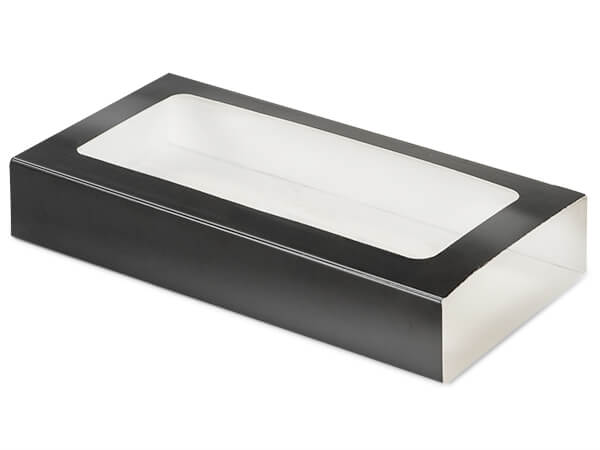 Black Slide Open Candy Box Sleeve, 8x4.25x1.25", 100 Pack
