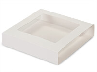 *White Slide Open Candy Box Set, 5.5x5.5x1