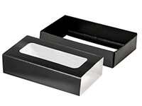 Black Slide Open Candy Box Sleeve, 5x2.75x1.25, 100 Pack