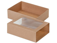 Kraft Slide Open Candy Box Base, 6.75x4.75x2