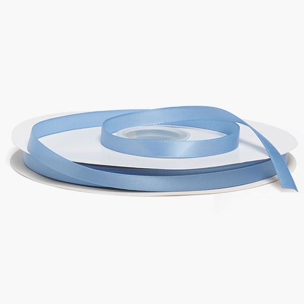 French Blue Single Faced Satin Ribbon 3/8"x100 yards