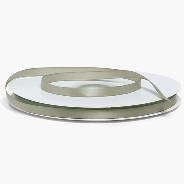 Spring Moss Single Faced Satin Ribbon