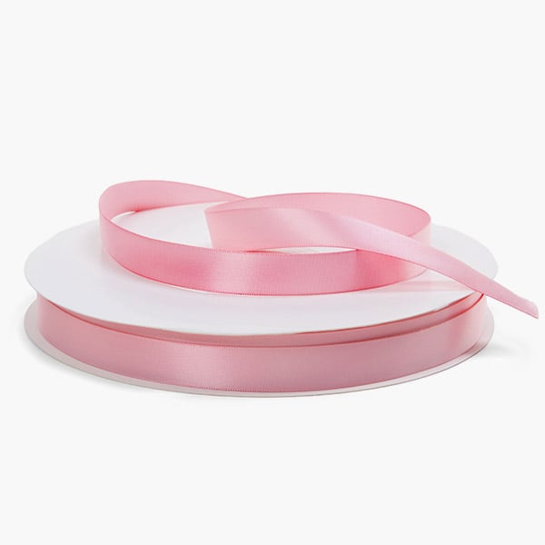 Pink Single Faced Satin Ribbon 5/8"x100 yards